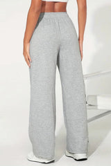 Wide Leg High-Waist Sweatpant