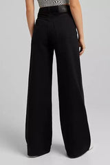 Bershka 90s super wide leg jeans in black