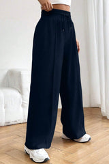 Wide Leg High-Waist Sweatpant