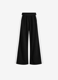 WIDE LEG STRIPE TROUSER