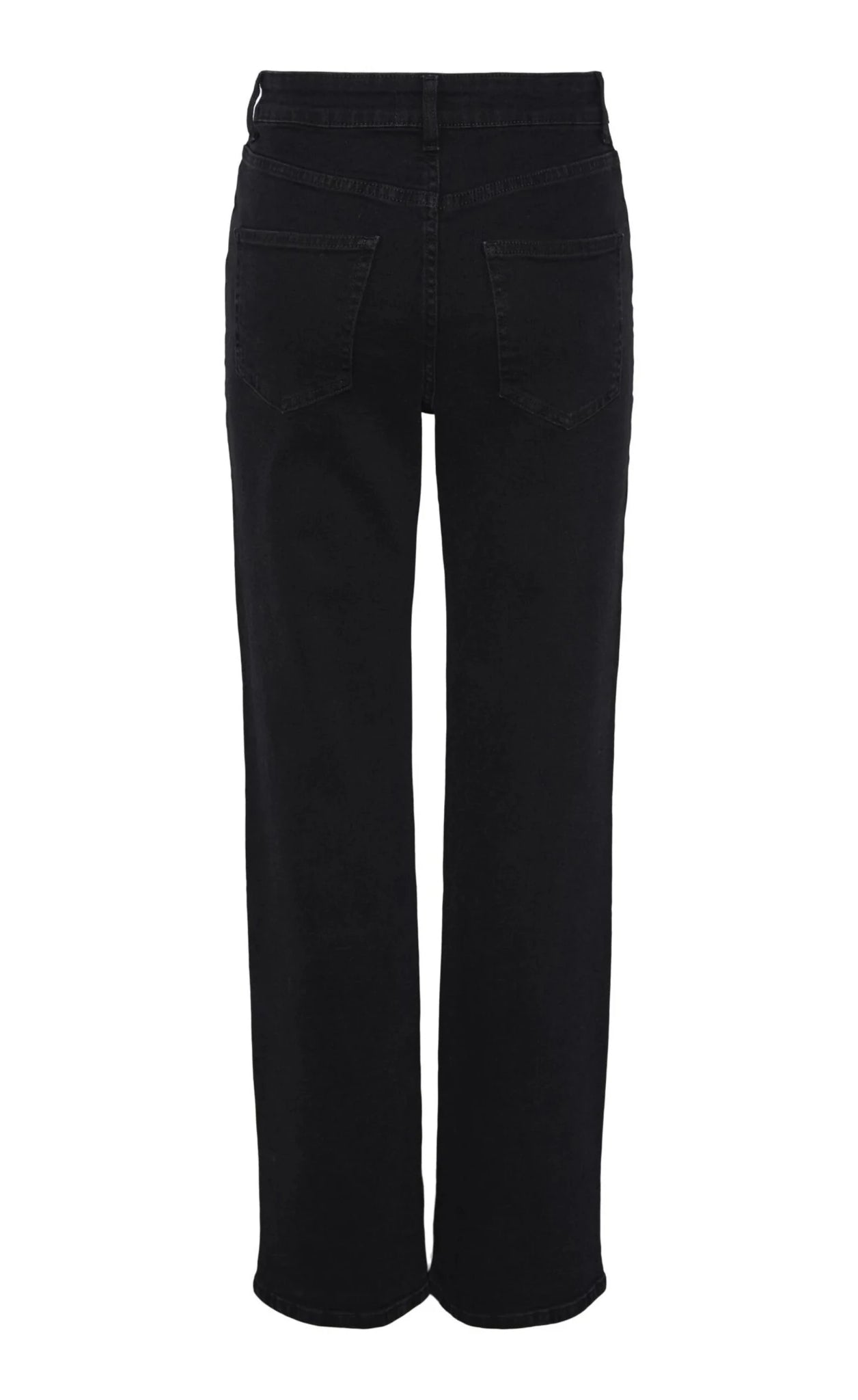 Embellished Wide-Leg High Waisted Jeans