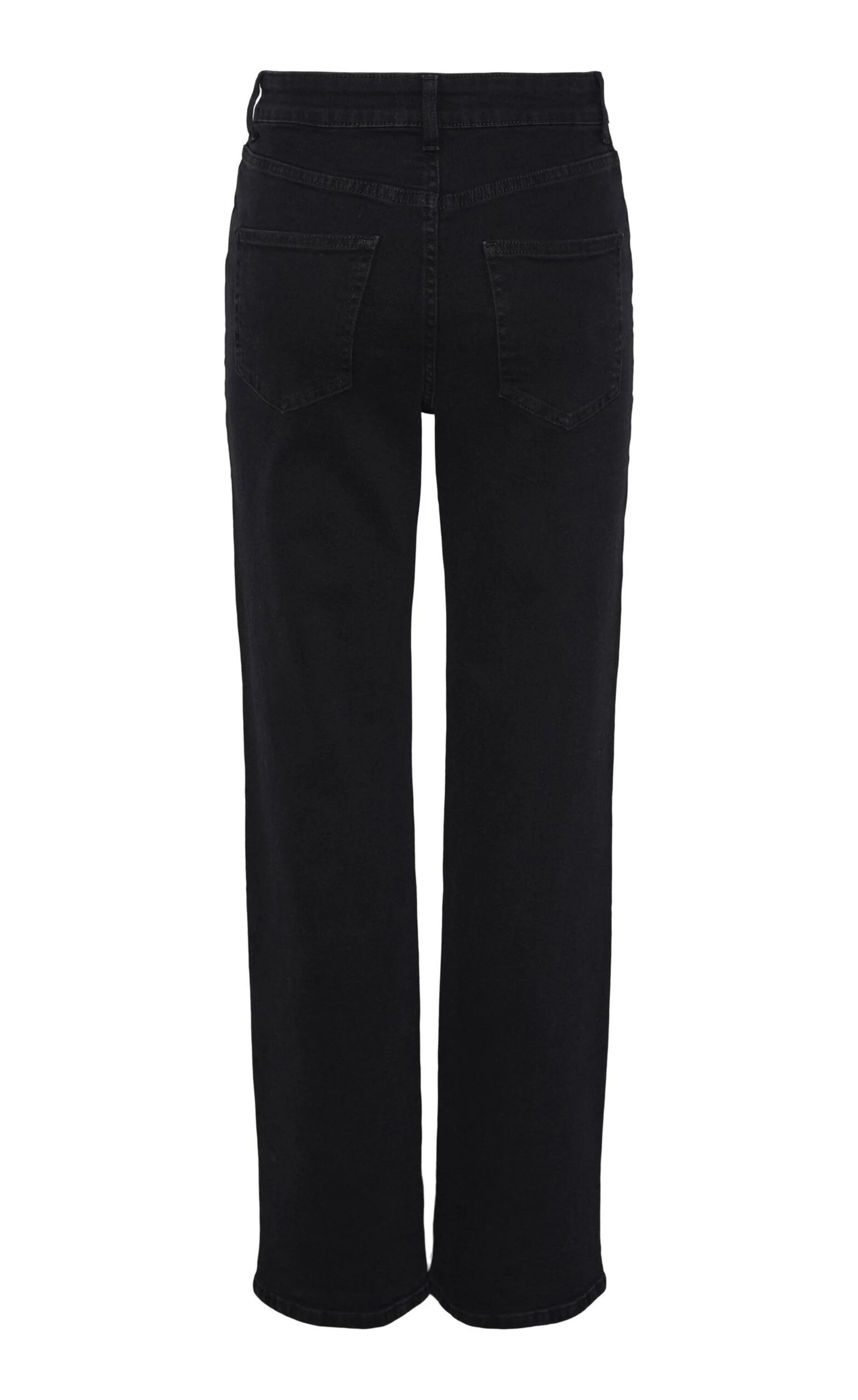 Embellished Wide-Leg High Waisted Jeans