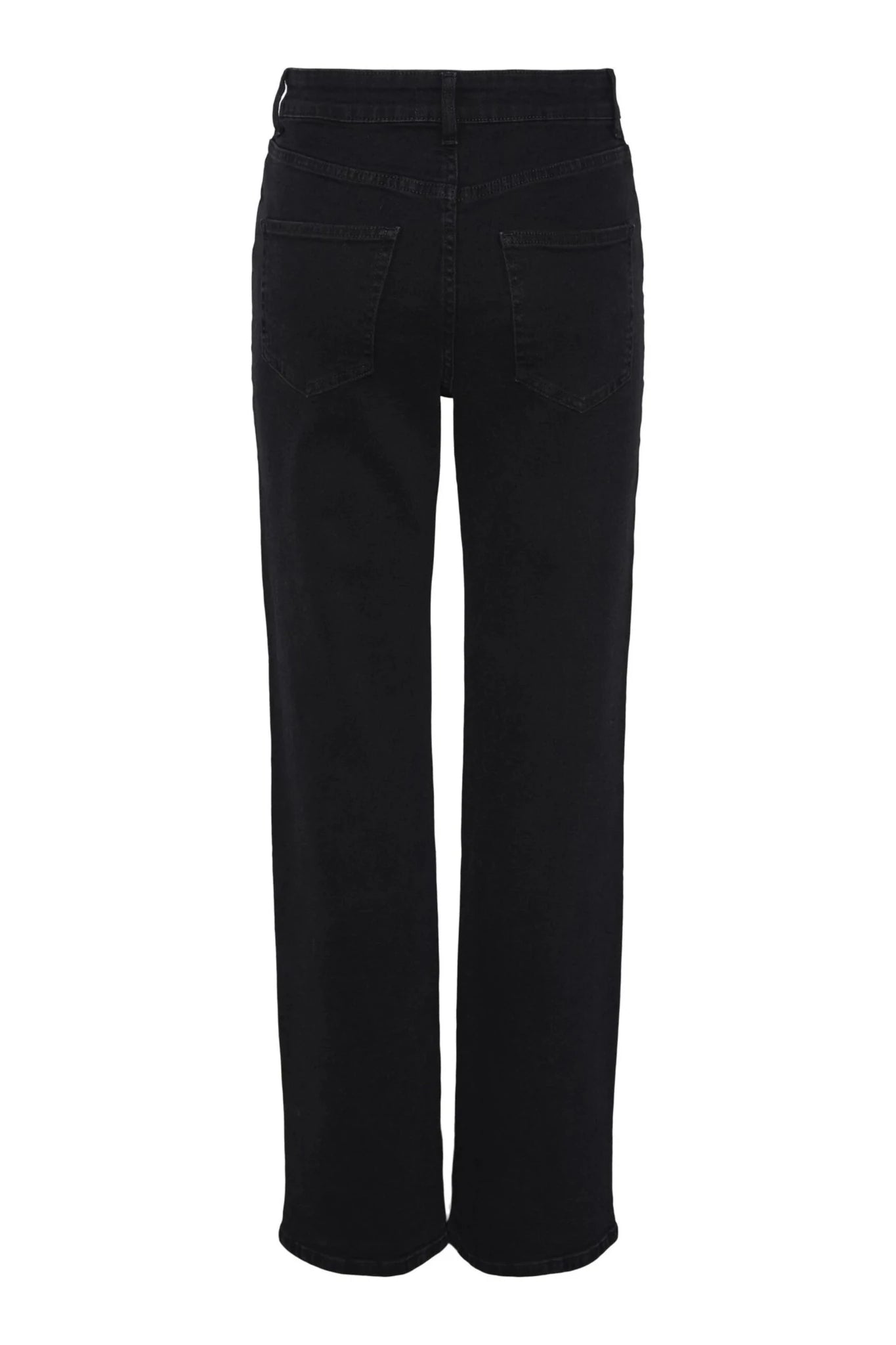 Embellished Wide-Leg High Waisted Jeans