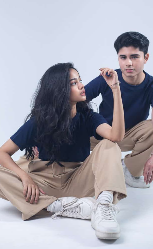 Unisex Cargo Jogger Pants - Beige