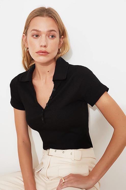 D600 Essential Summer Polo – Classic Black