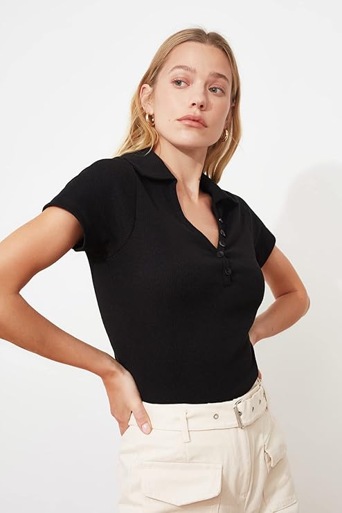 D600 Essential Summer Polo – Classic Black