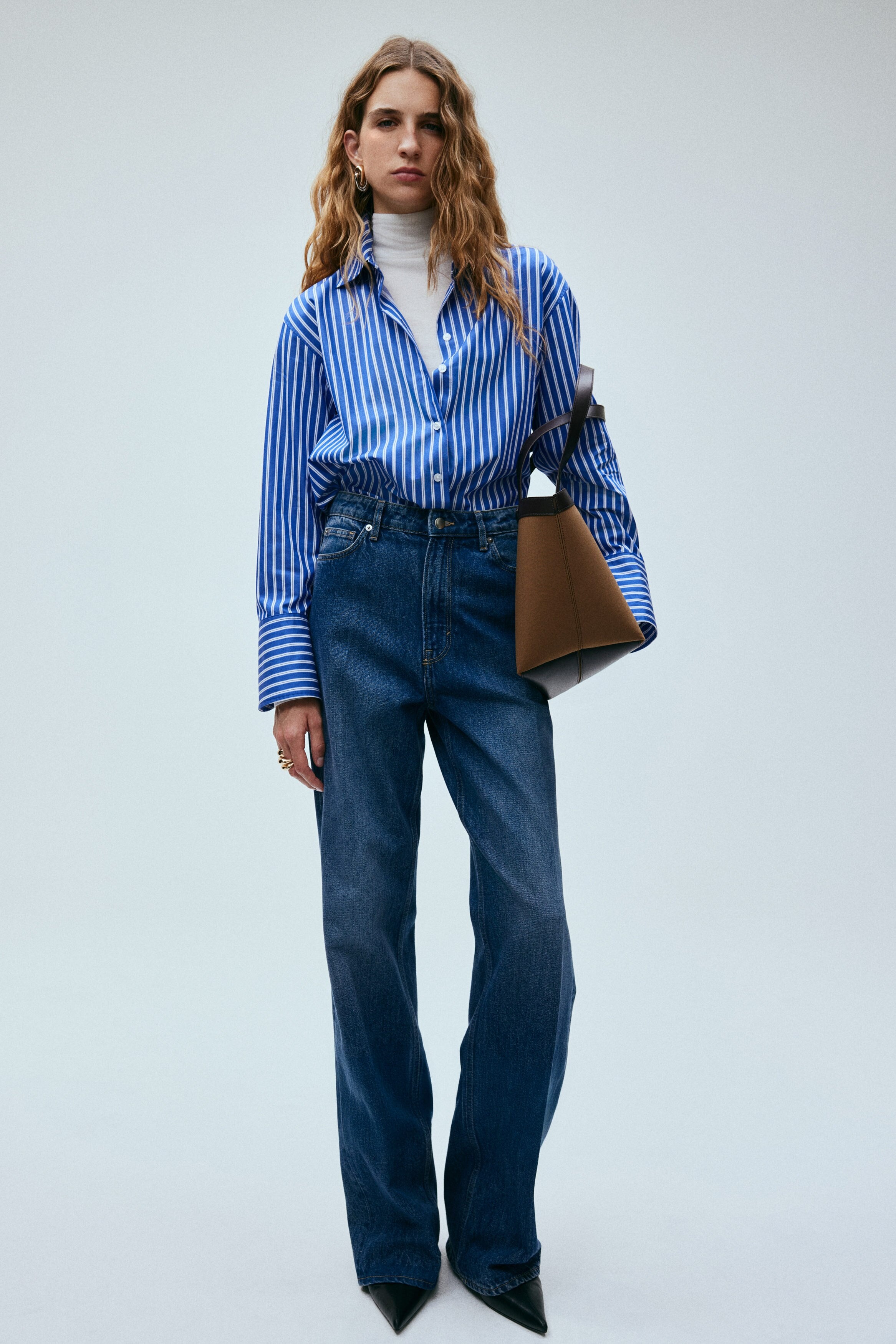 D600 Oversized Stripe Shirt