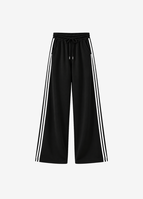 WIDE LEG STRIPE TROUSER