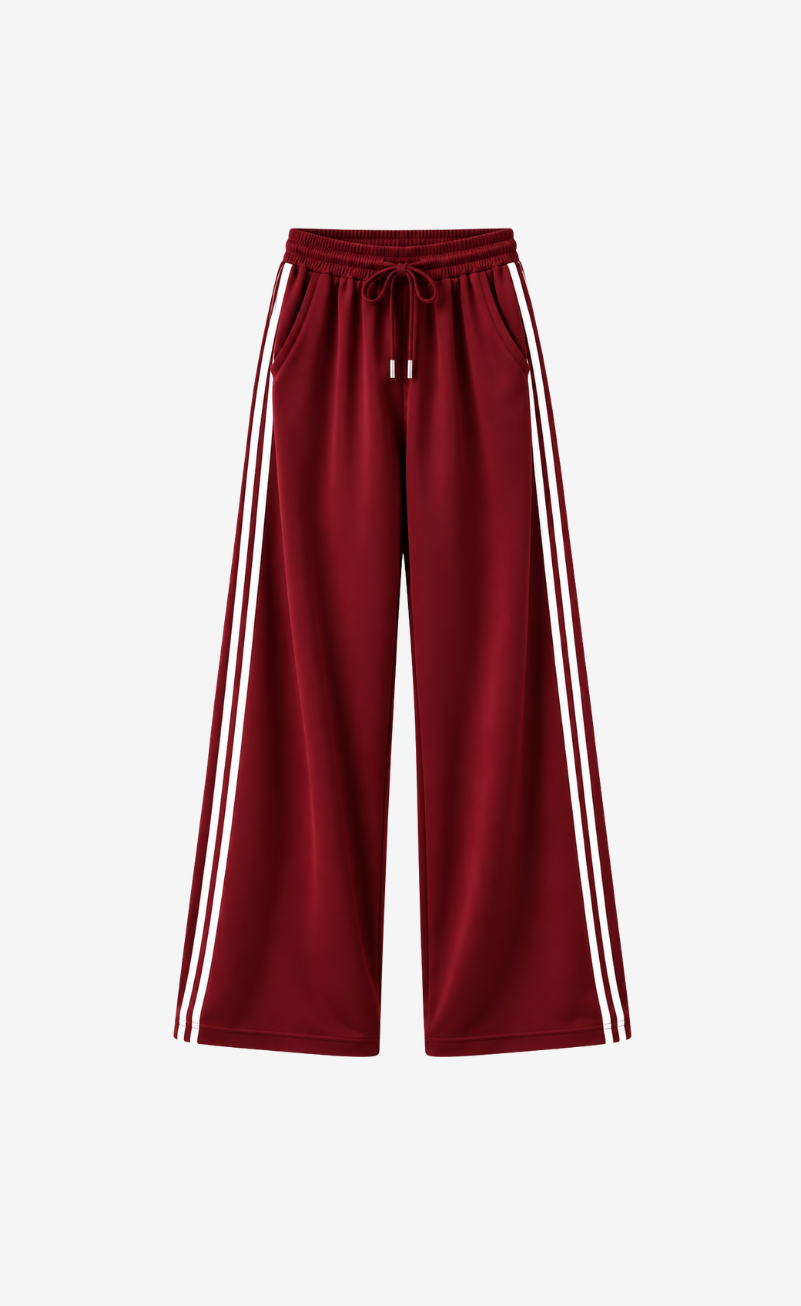 WIDE LEG STRIPE TROUSER