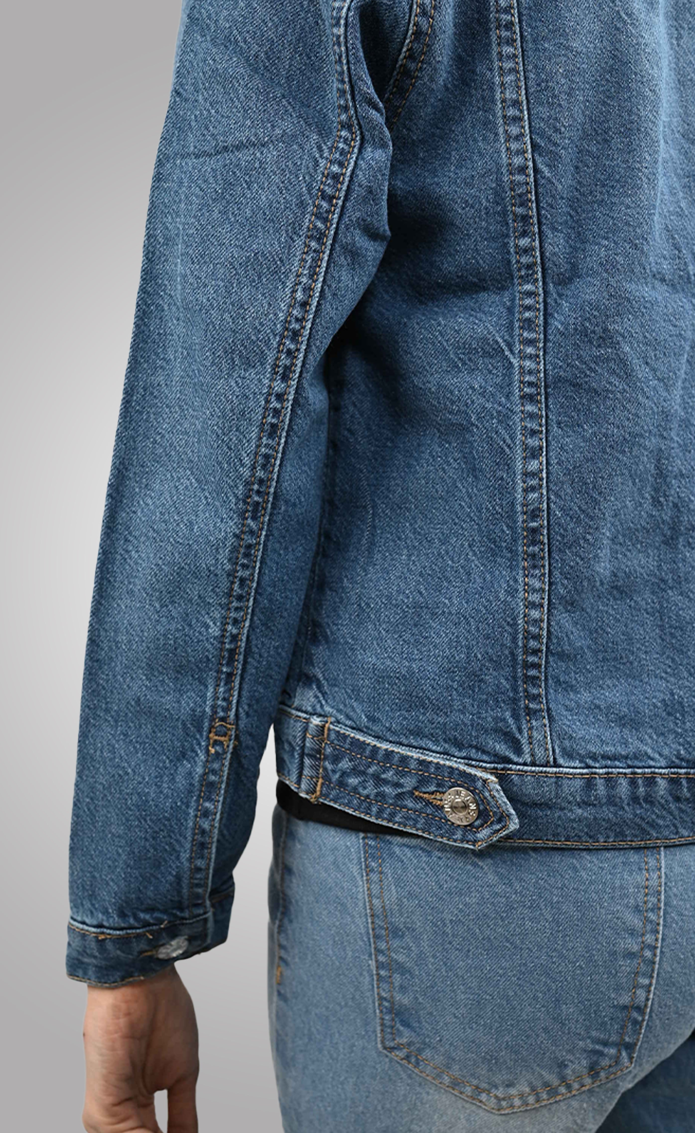 D600 Classic Women's Denim Jacket | Mid Blue