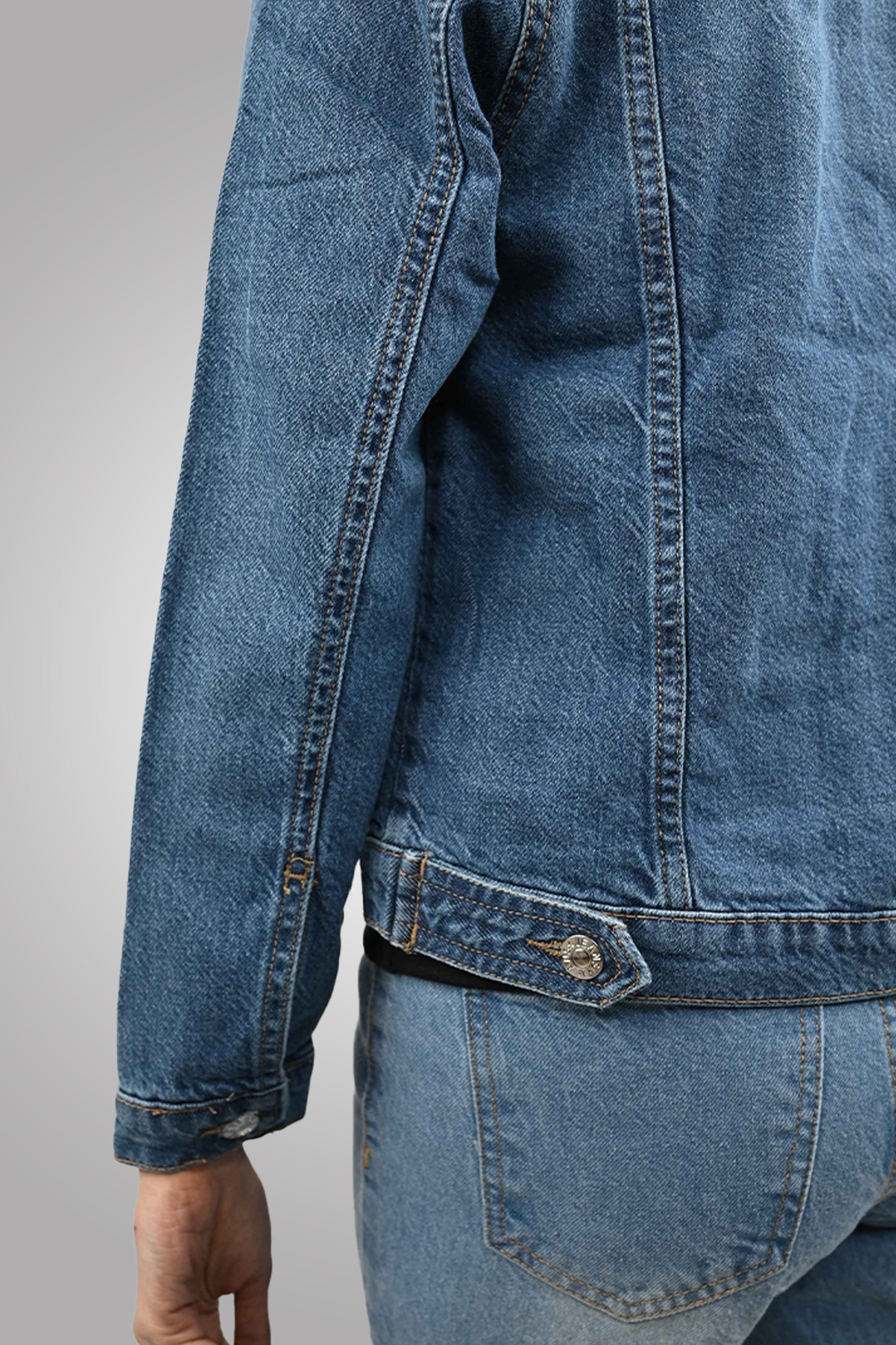 D600 Classic Women's Denim Jacket | Mid Blue