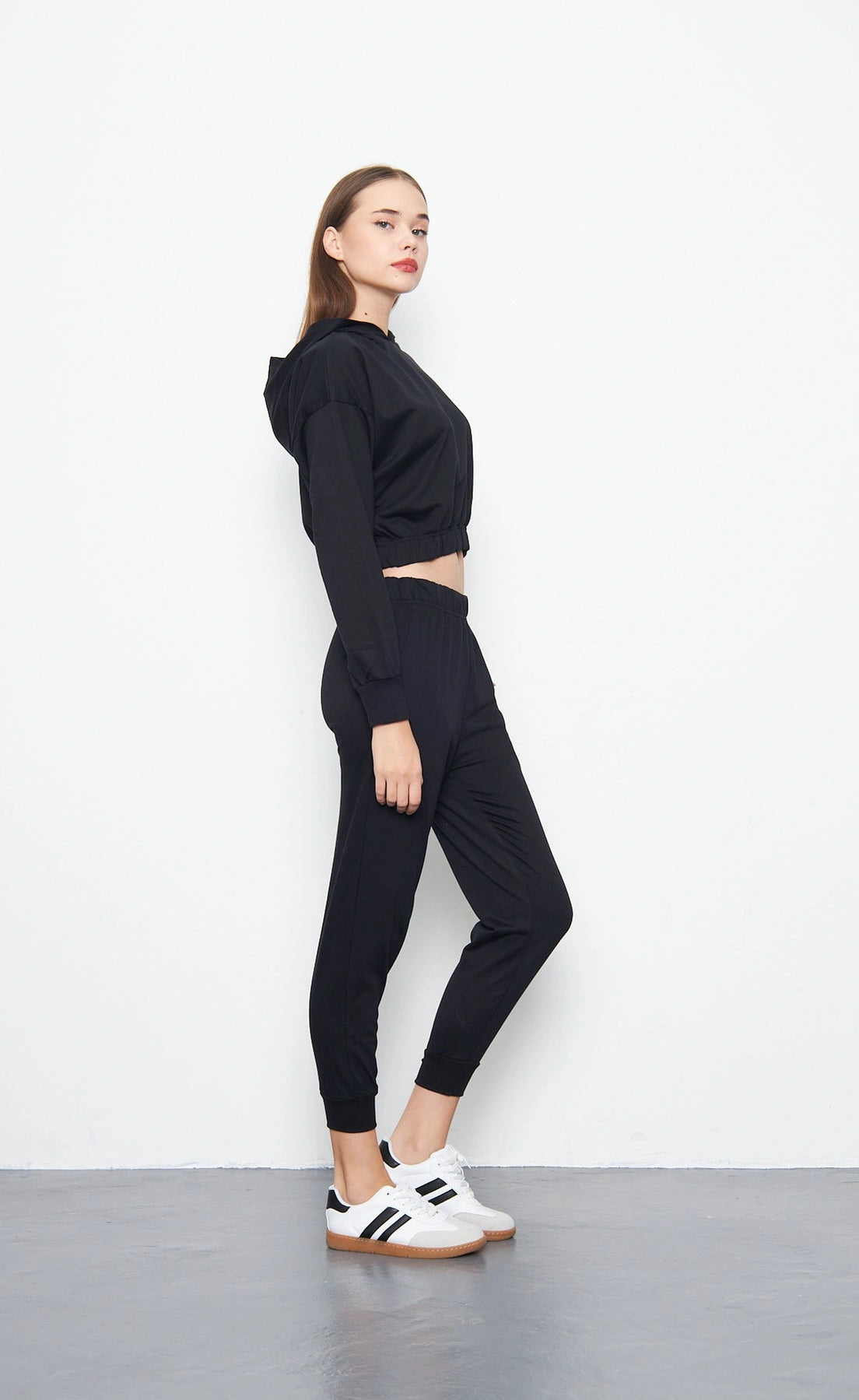 Side Pocket Sweatpant - Black