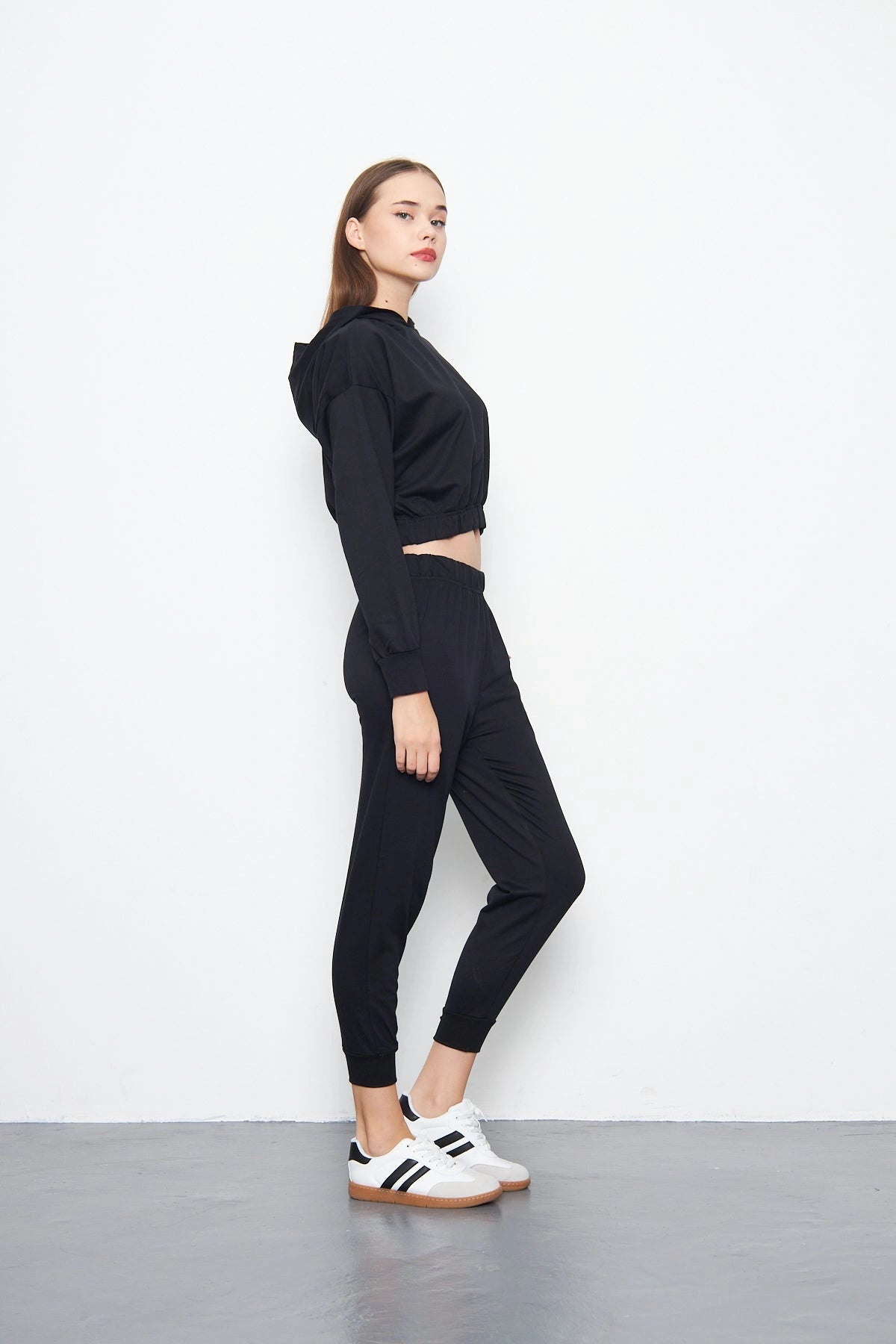 Side Pocket Sweatpant - Black