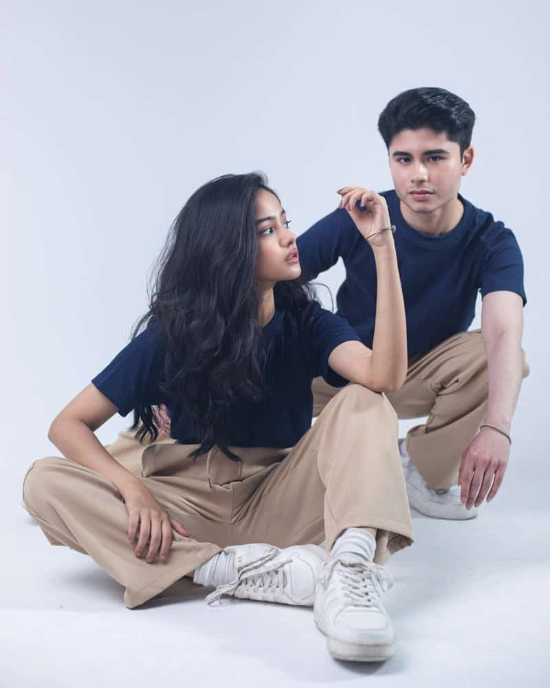 Unisex Cargo Jogger Pants - Beige