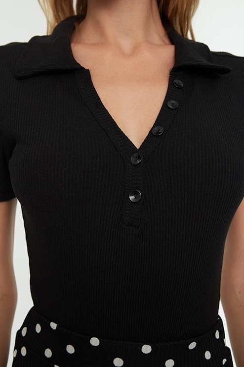 D600 Essential Summer Polo – Classic Black