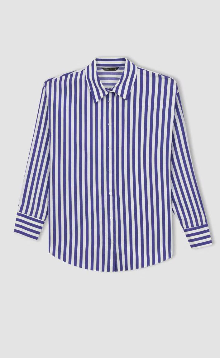 D600 Oversized Stripe Shirt