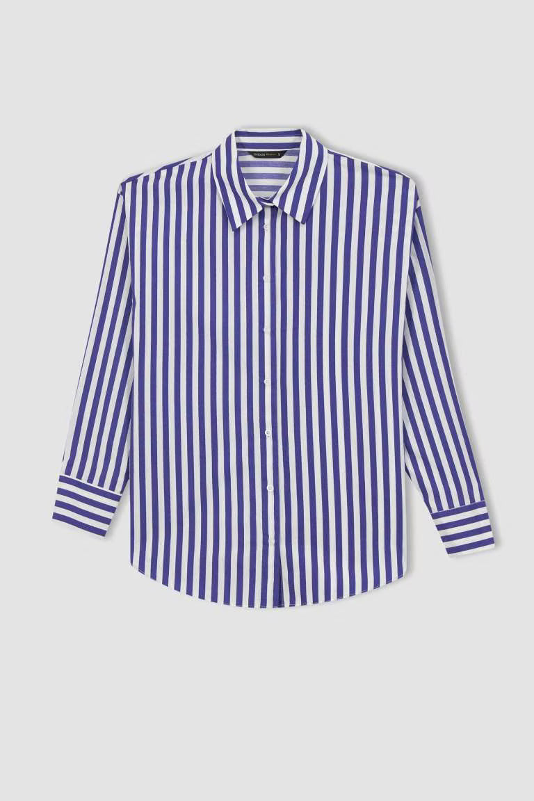 D600 Oversized Stripe Shirt