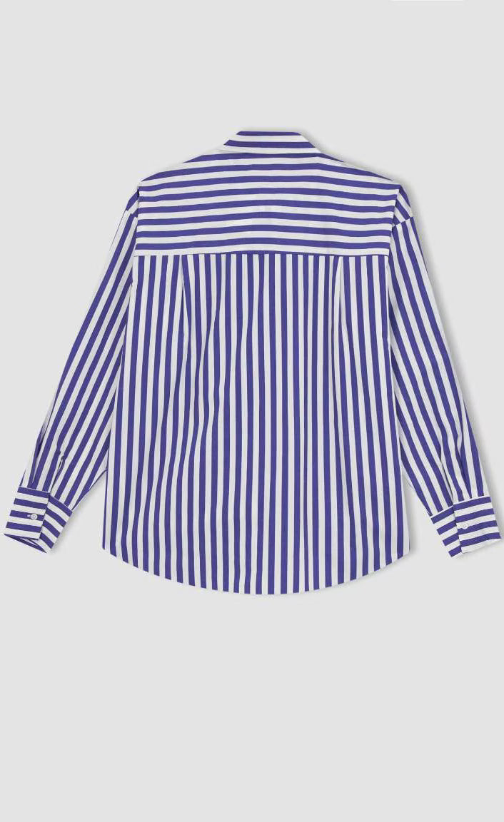 D600 Oversized Stripe Shirt