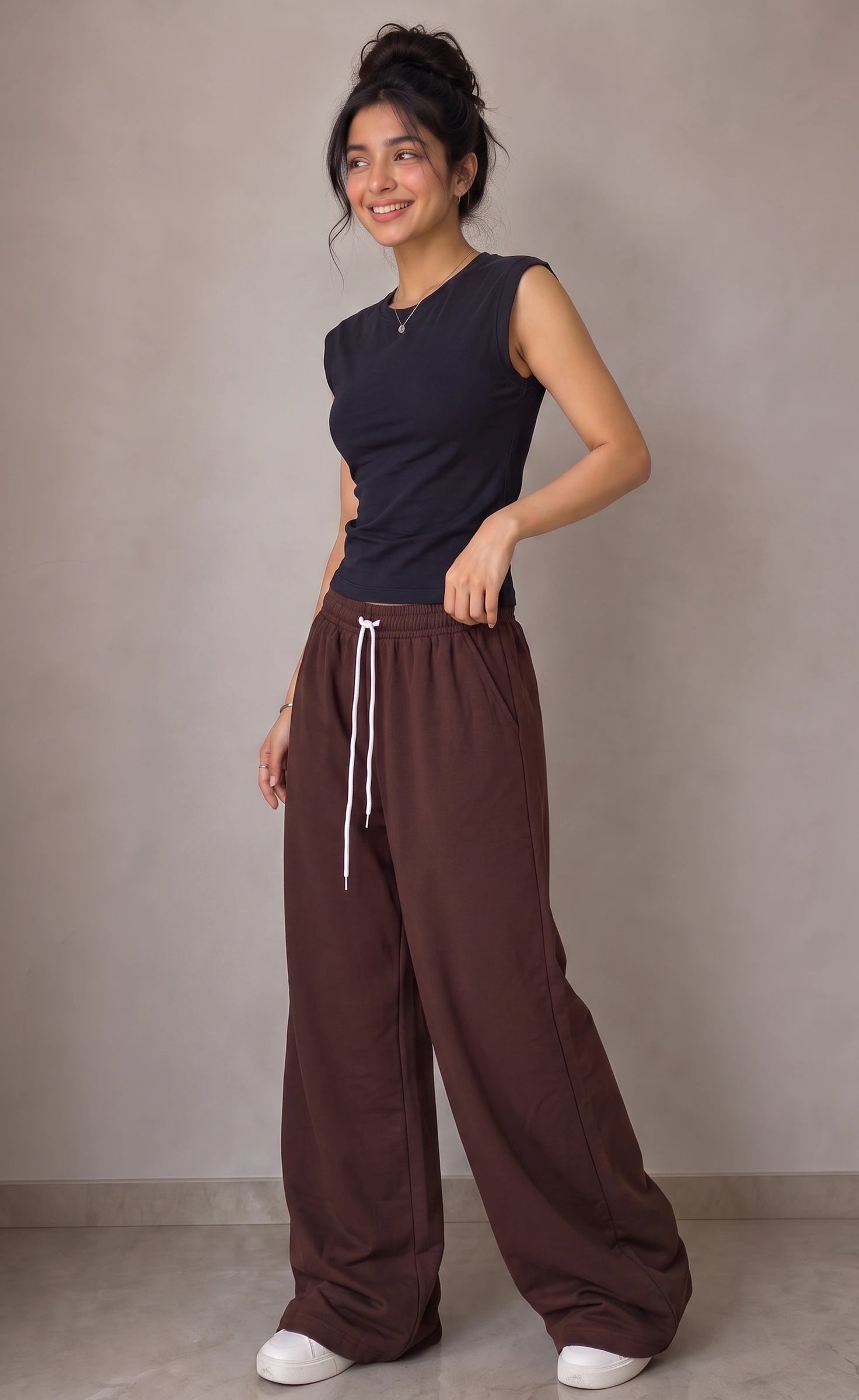 Essential Co-Ord Set | Black & Brown
