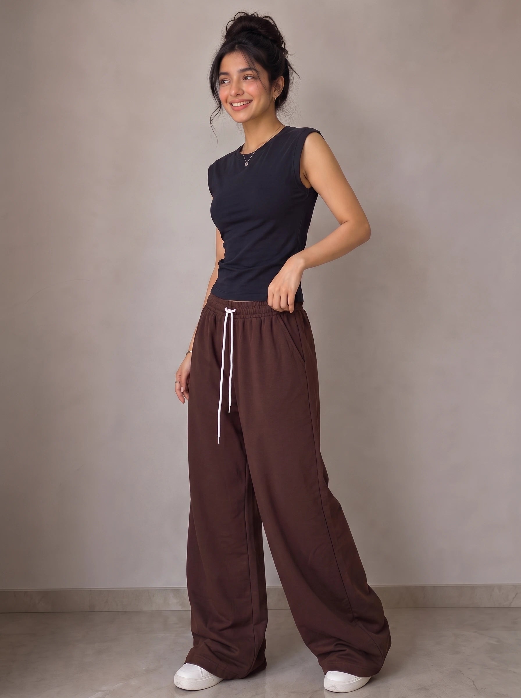 Essential Co-Ord Set | Black & Brown