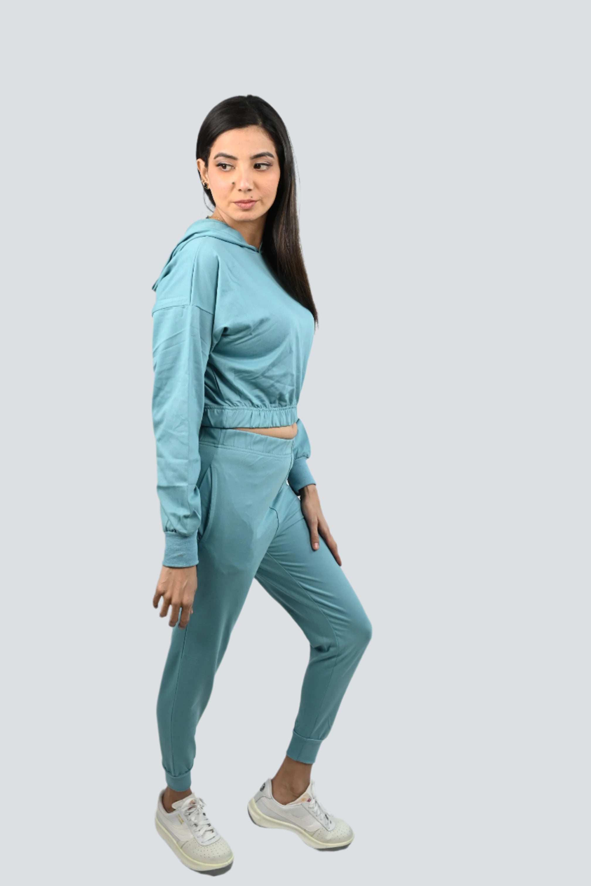 Side Pocket Sweatpant - Turquoise