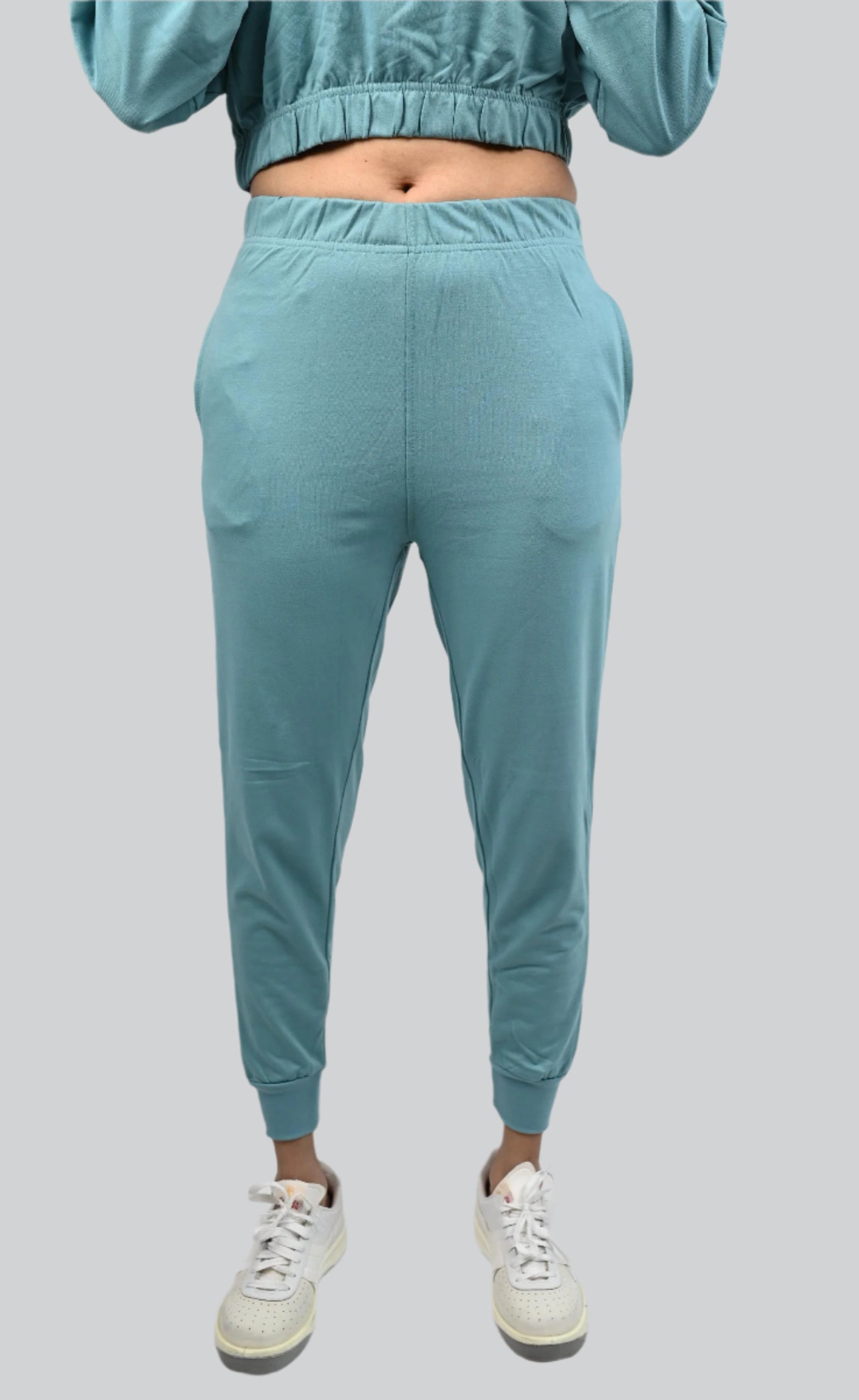 Side Pocket Sweatpant - Turquoise