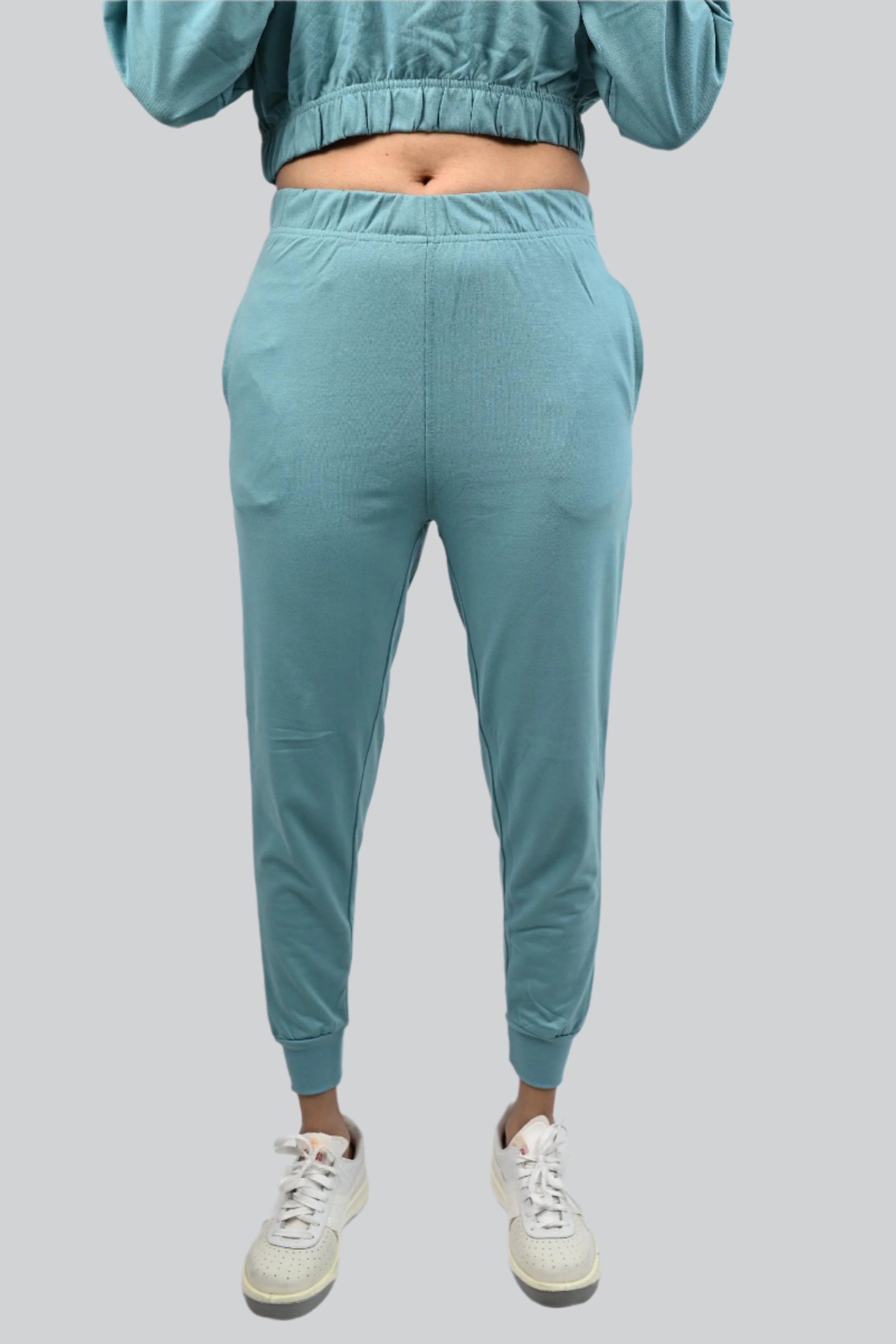 Side Pocket Sweatpant - Turquoise