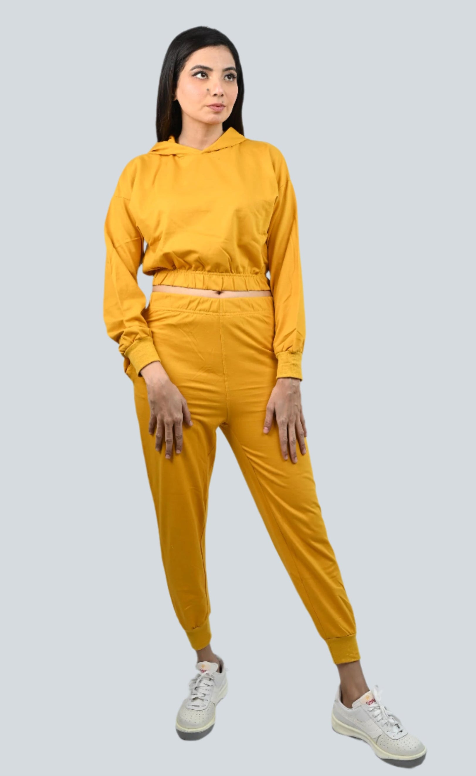 Oversized Hoodie Co-Ord Set - Yellow