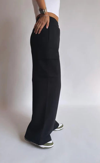 D600 CARGO SWEATPANT - BLACK