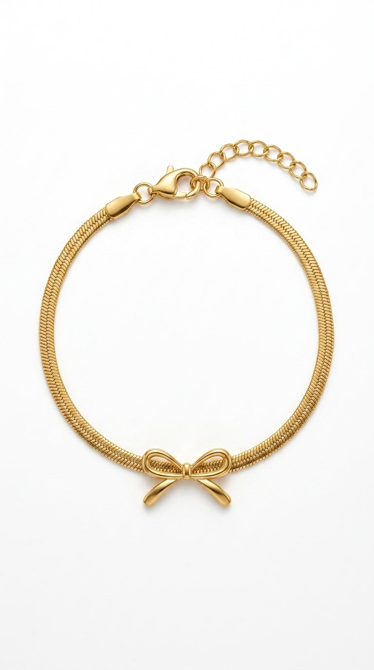 Golden Bow Luxe Bracelet
