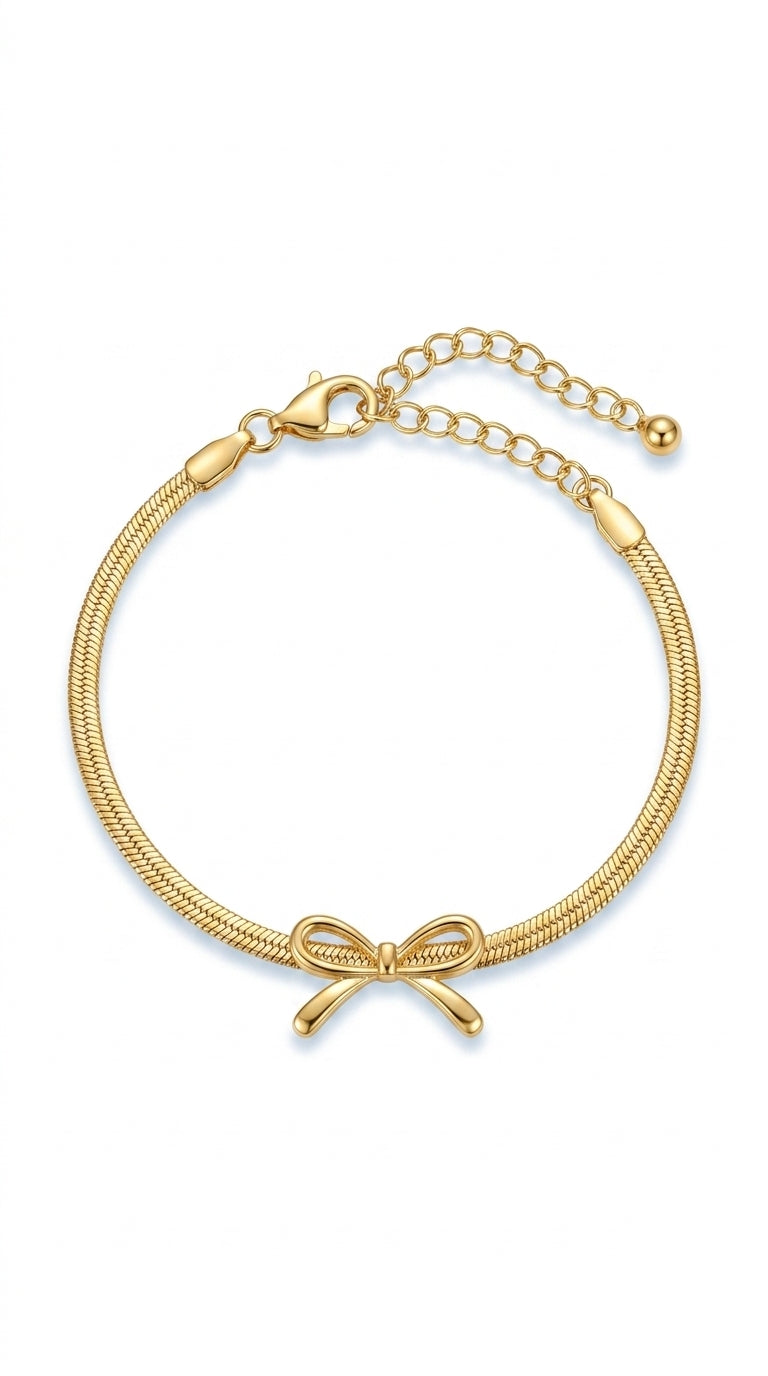 Golden Bow Luxe Bracelet