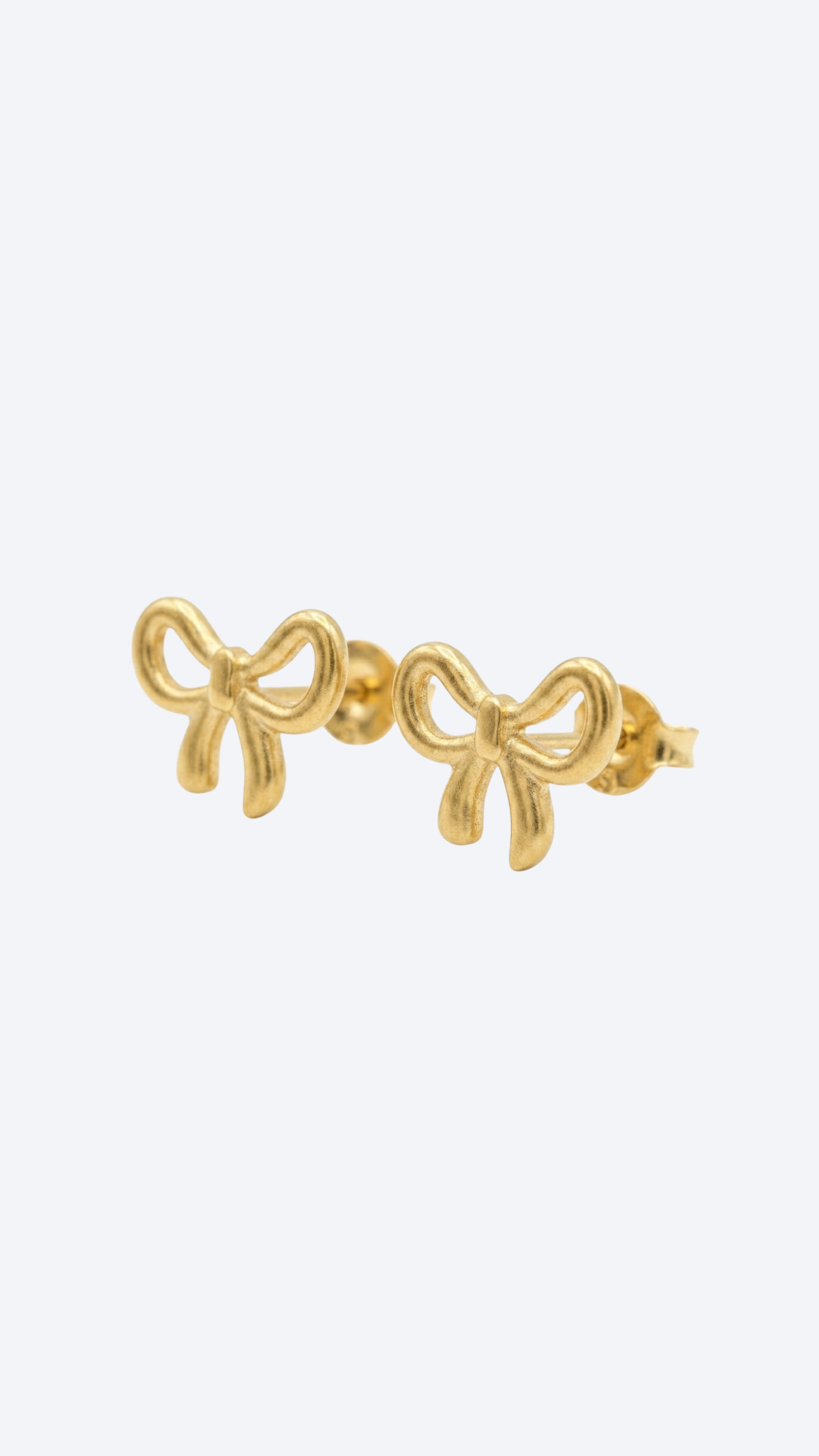 Bow Stainless Steel Earrings