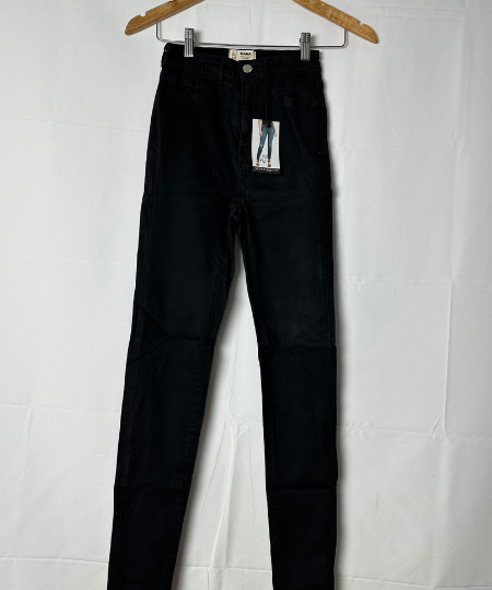 High Waisted Black Skinny Jeans