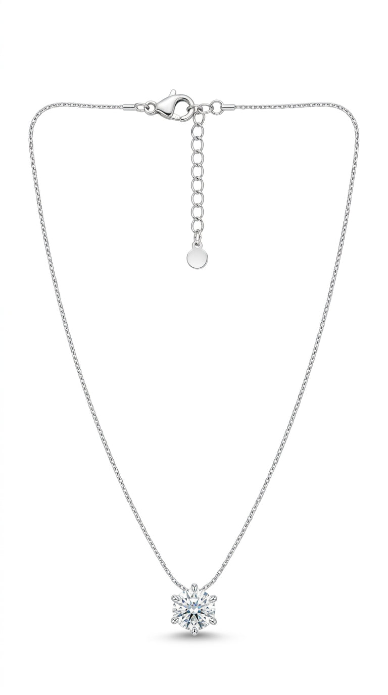 Aurielle Crystal Stainless Steel Necklace