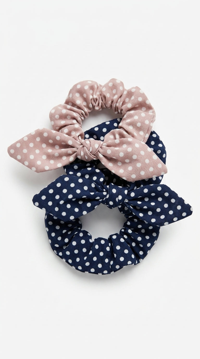 PACK OF 3 Polka Bow