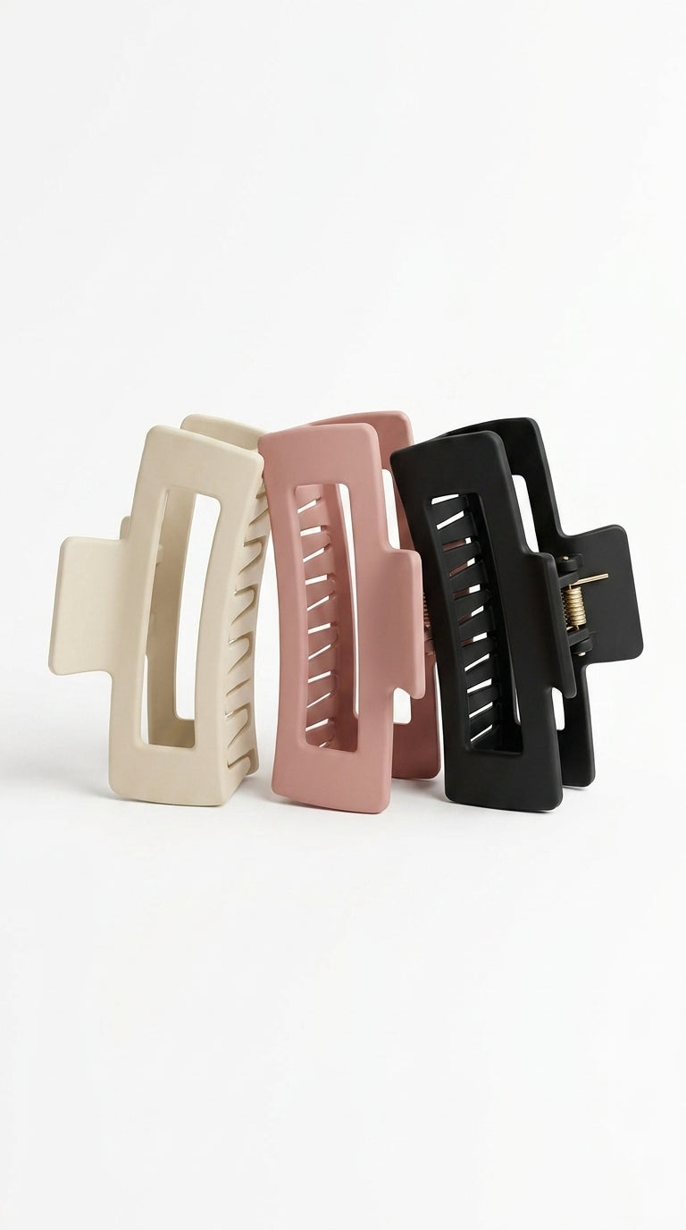 PACK OF 3 Hair Claw