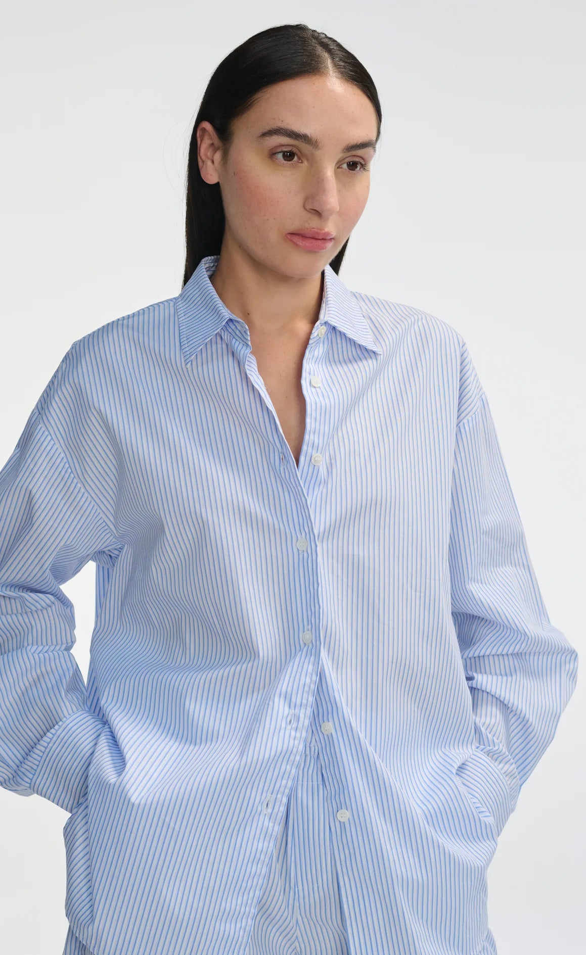 D600 Oversized Stripe Shirt