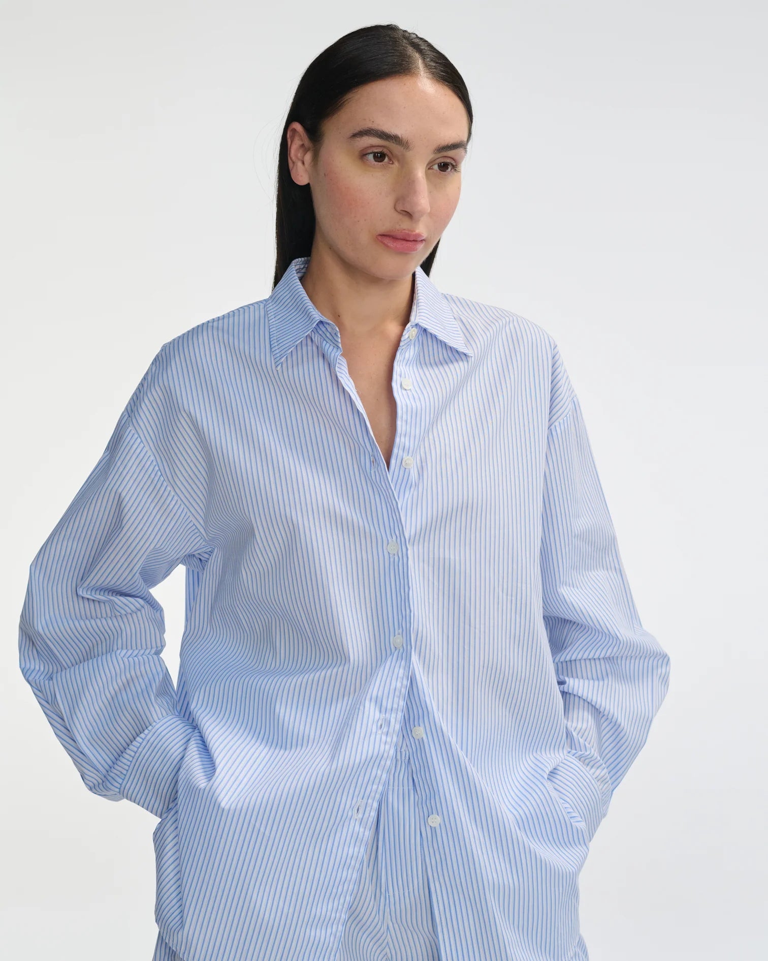 D600 Oversized Stripe Shirt