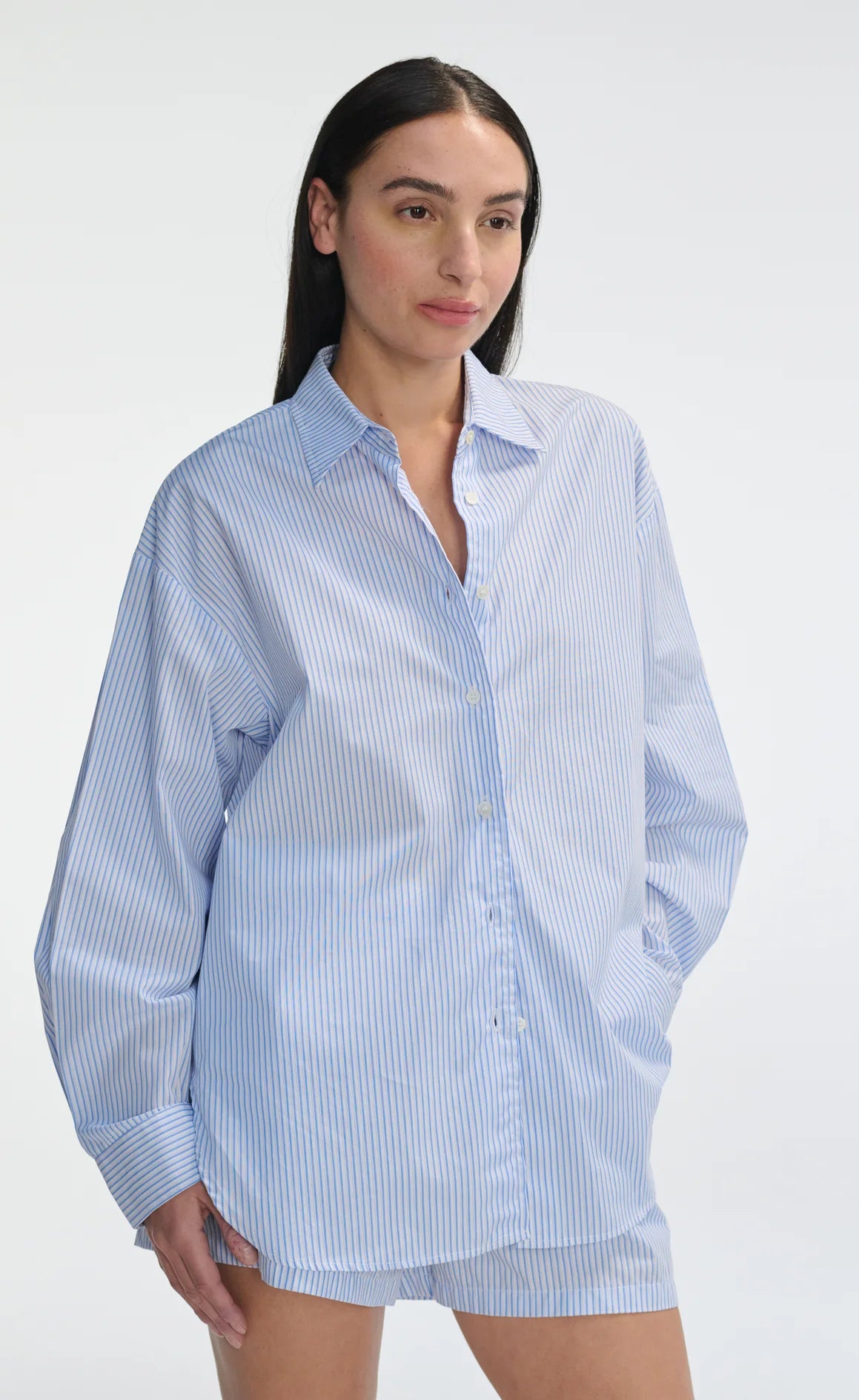 D600 Oversized Stripe Shirt