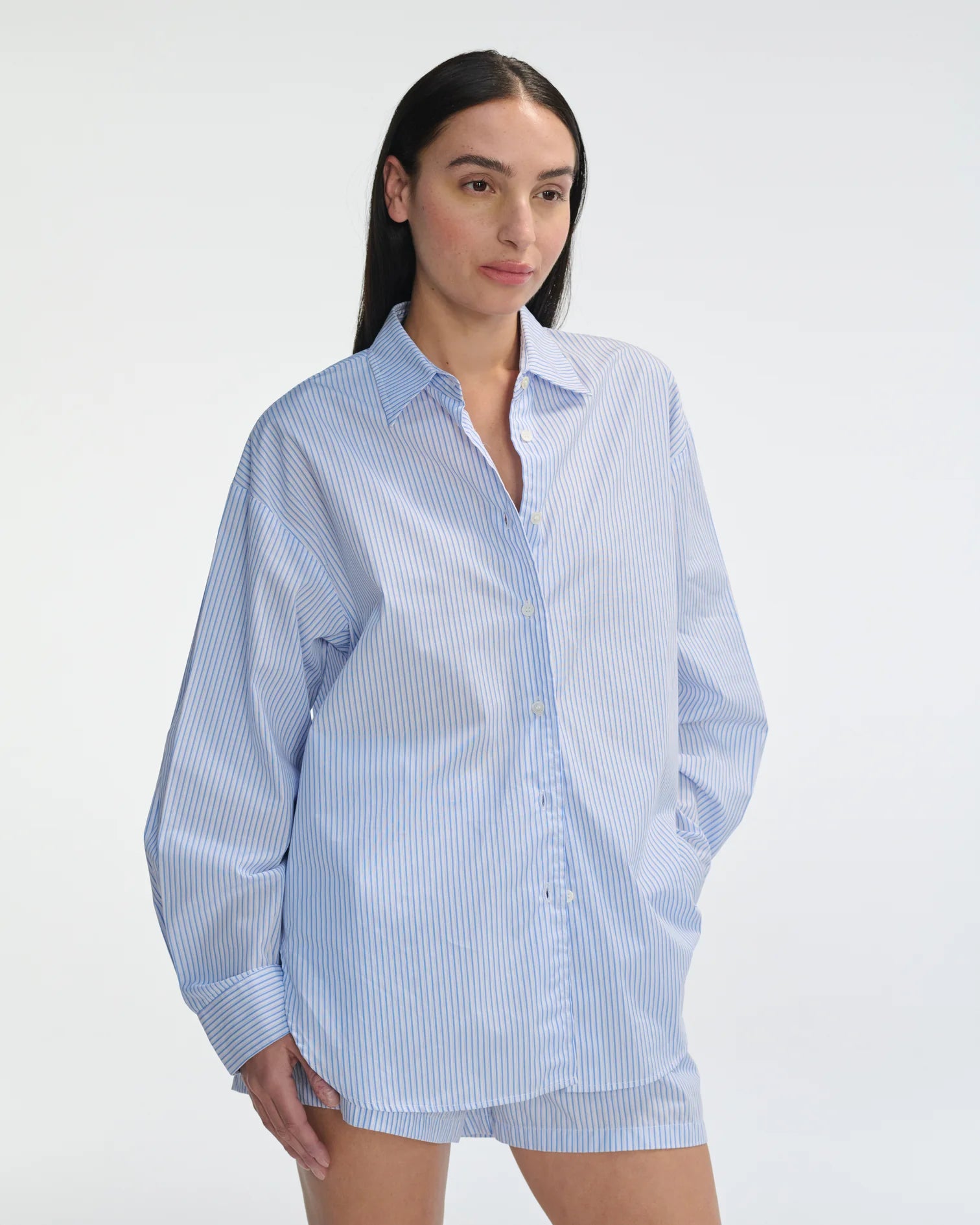 D600 Oversized Stripe Shirt
