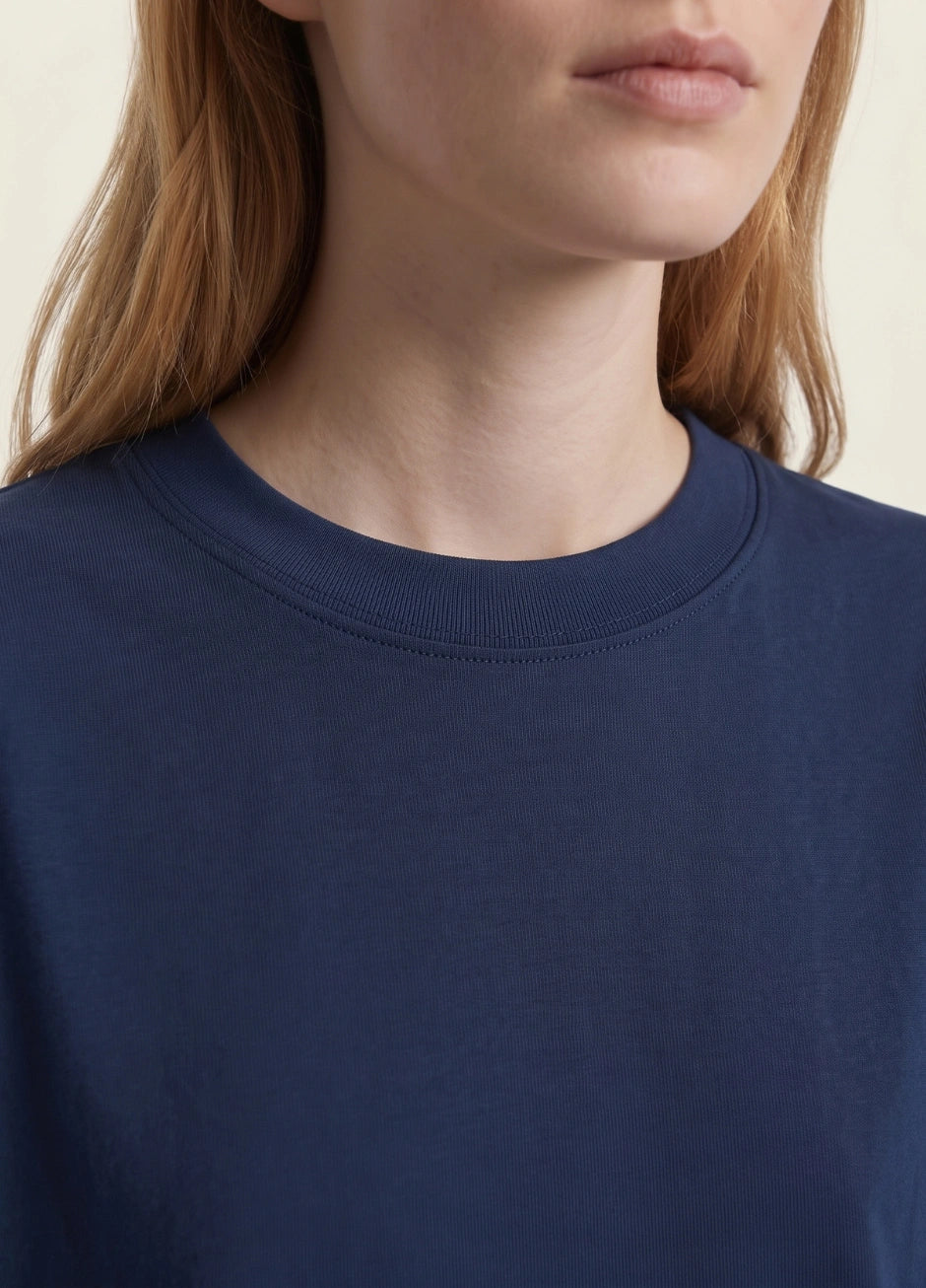 Basic Oversized Tee - Navy Blue