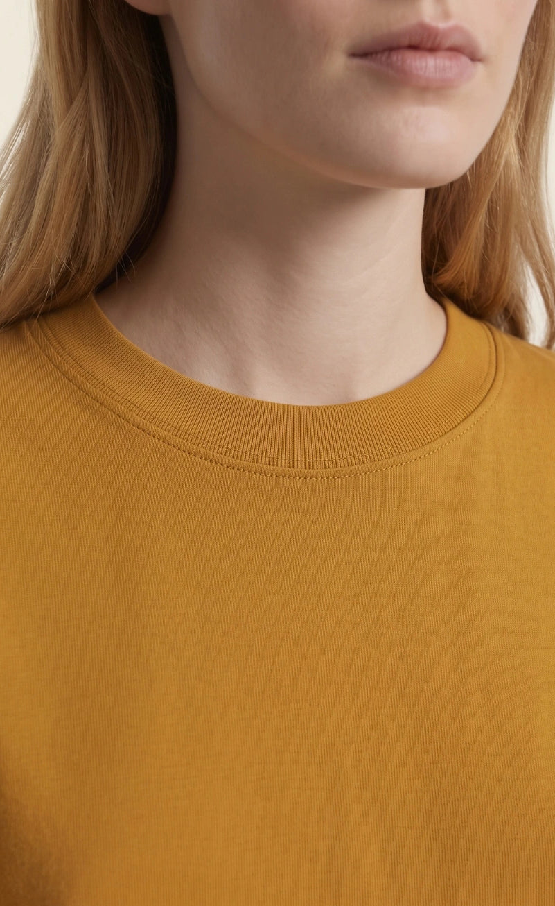 Basic Oversized Tee - Musturd