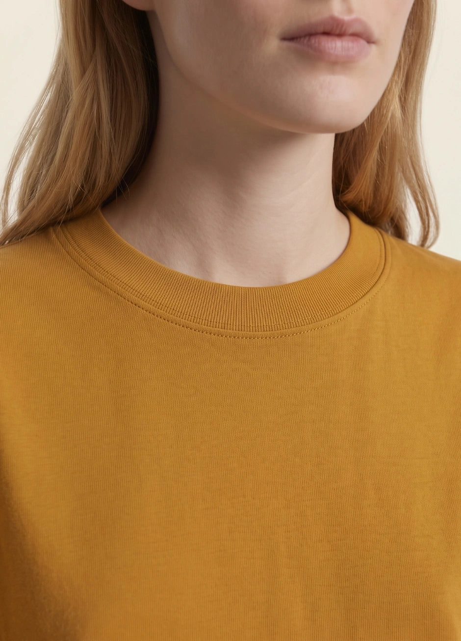 Basic Oversized Tee - Musturd