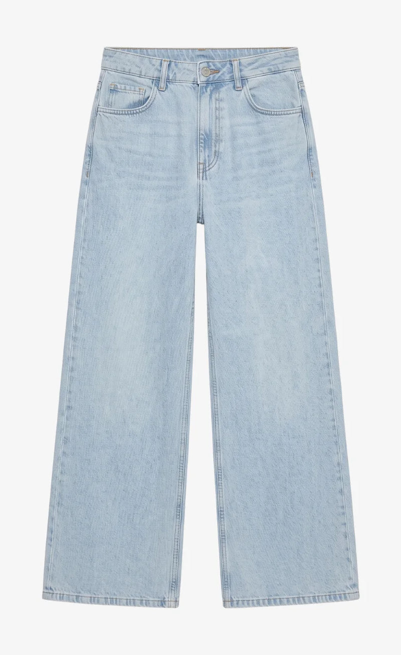 Zara Wide-Leg Jeans - Light Blue