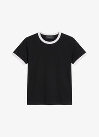 CONTRAST SLIM FIT TRIM TEE