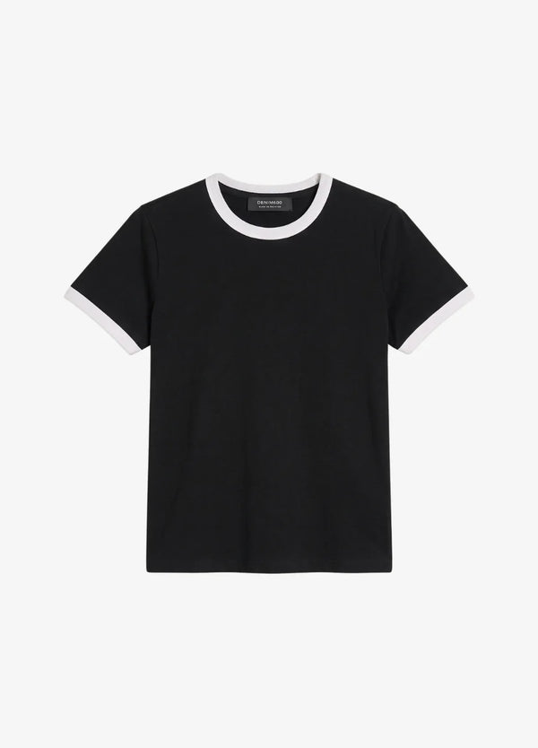 CONTRAST SLIM FIT TRIM TEE