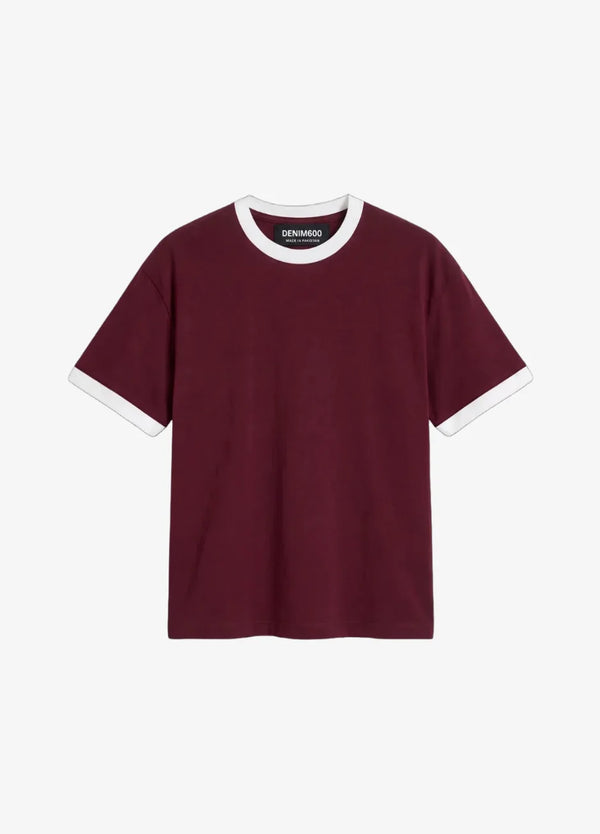 CONTRAST SLIM FIT TRIM TEE