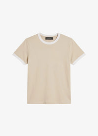 CONTRAST SLIM FIT TRIM TEE