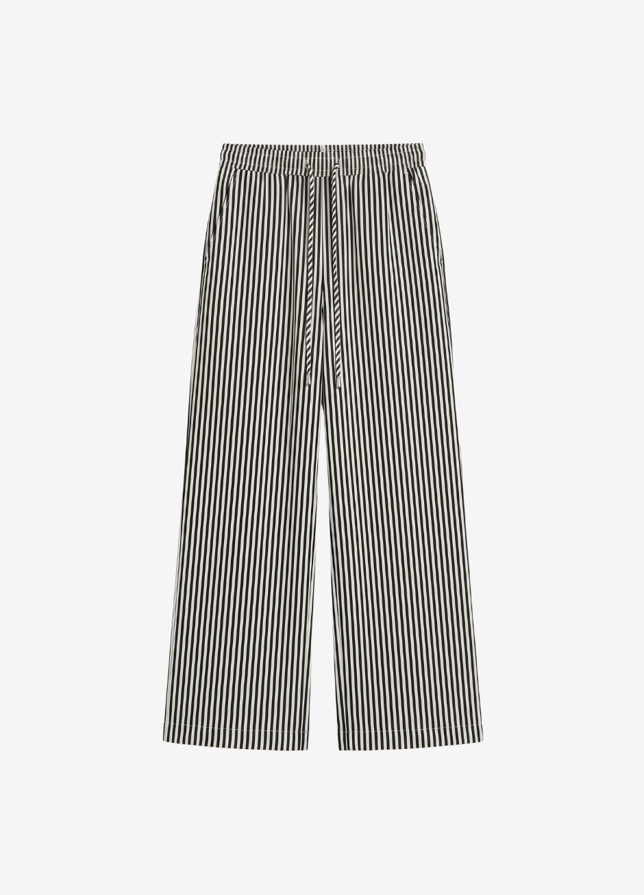 D600 Stripe Wide-Leg Trouser