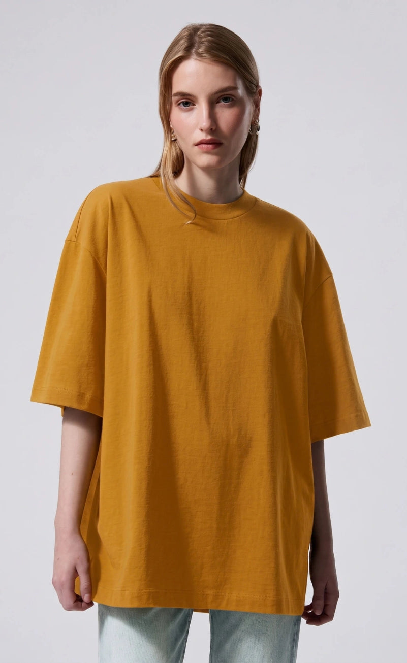 Basic Oversized Tee - Musturd
